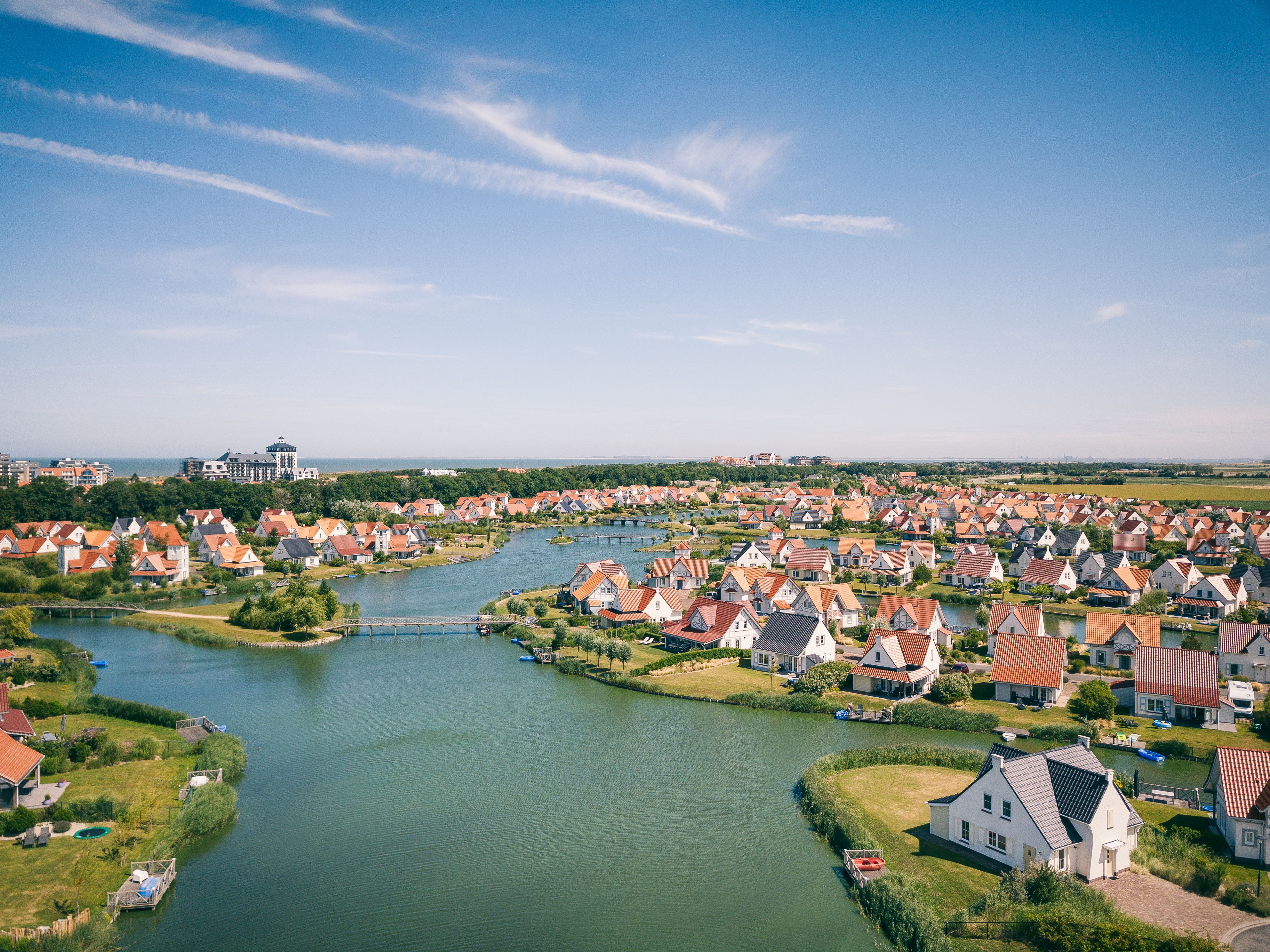 Vakantiewoning met prefab binnenwanden in Cadzand Bad Roompot