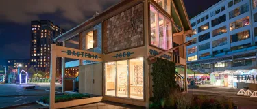 Begroeide wand in Biobased huis op de Dutch Design Week