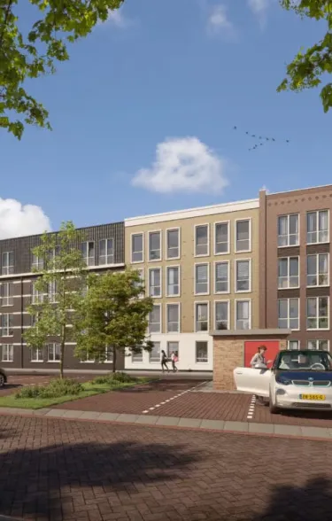 Gerealiseerde appartementen van prefab beton