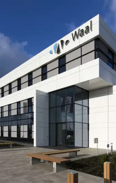 Gerealiseerd hoofdkantoor Waal met prefab beton elementen