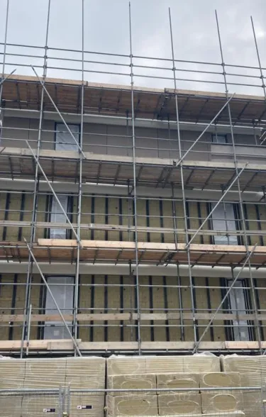 Appartementencomplex met prefab beton in Zoetermeer