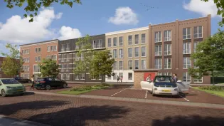 Gerealiseerde appartementen van prefab beton