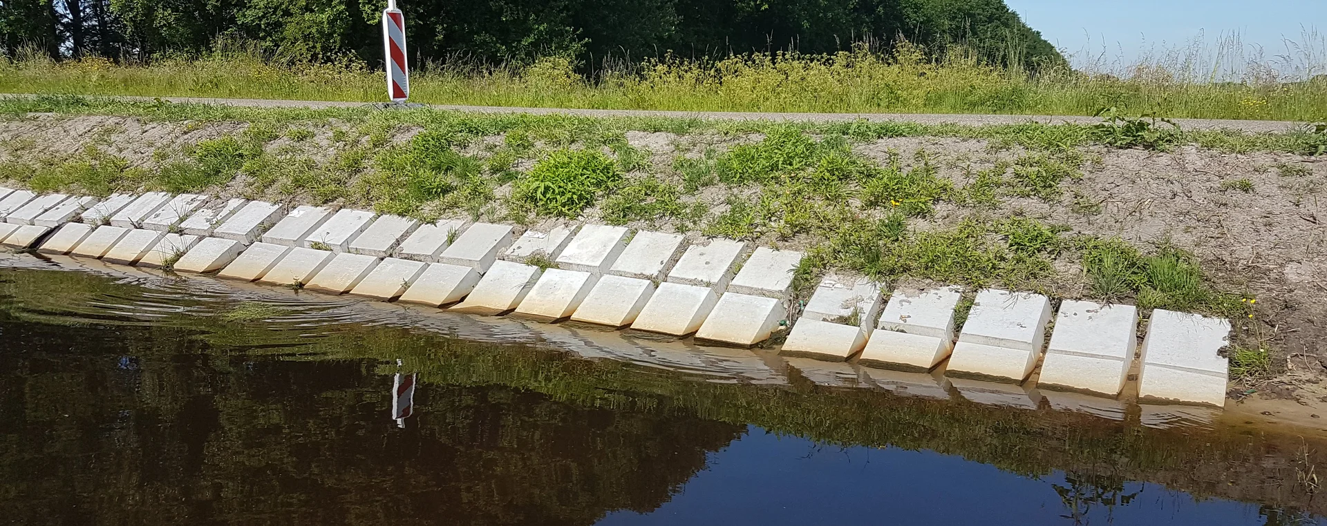 Begroeide Betomat TB-G voor het bevorderen van het waterleven