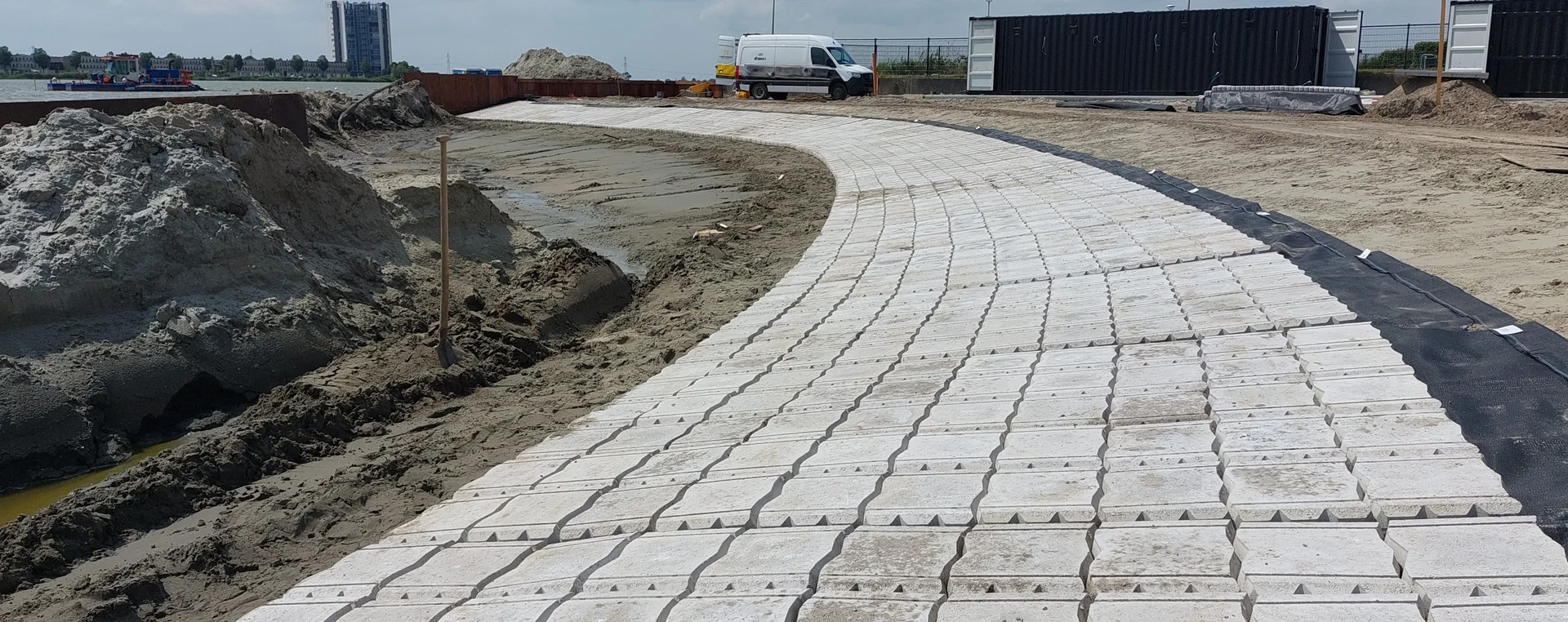Holcim Coastal marktleider in Betonblokmatten