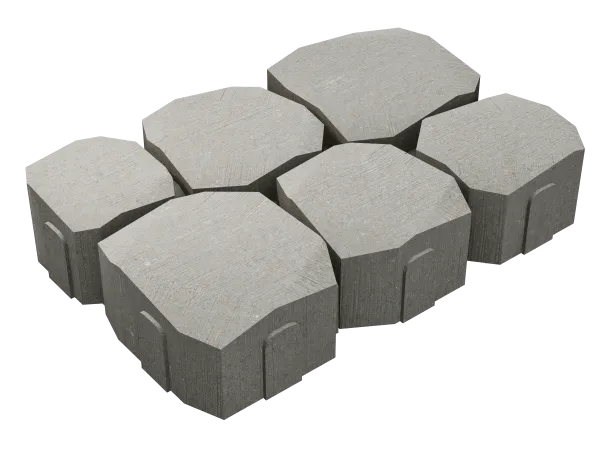 Een 3D aanzicht van de Basalton Multiblock 