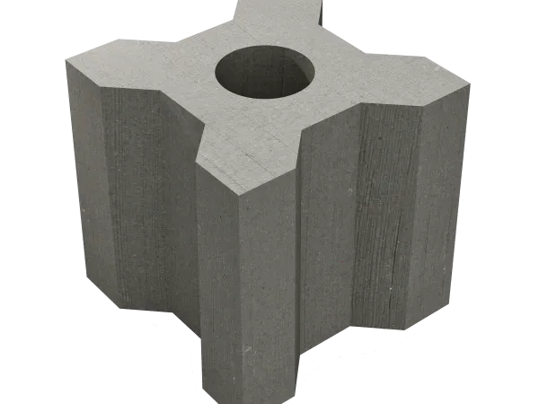 een 3d aanzicht van een Xstone blok