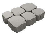 Een 3D aanzicht van de Basalton Multiblock 