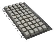 Bovenaanzicht van het type betomat TB-G