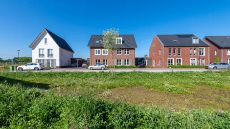 aan de groene rand van de Ecologische nieuwbouw Westrik in Prinsenbeek