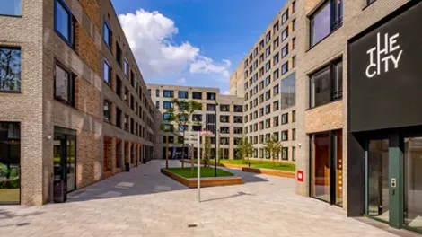 The City nieuwbouw studentencomplex in Tilburg