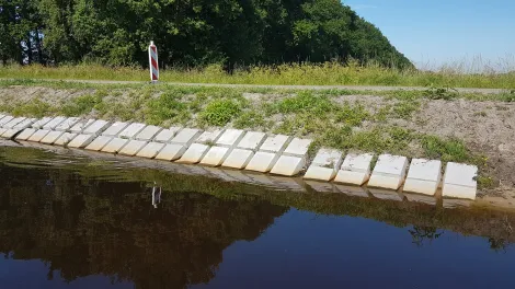 Begroeide Betomat TB-G voor het bevorderen van het waterleven