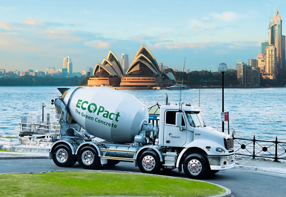 Holcim Ecopact betonmixer