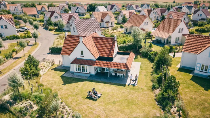 Vakantiewoningen met prefab binnenwanden in Cadzand Bad