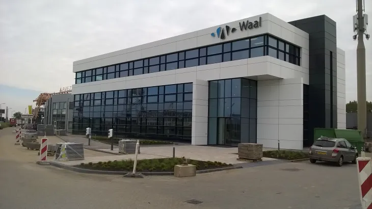Hoofdkantoor Waal in Vlaardingen met prefab beton