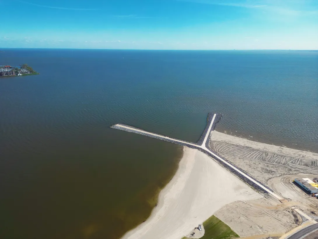 Kribben Markermeerdijk dijkversteviging