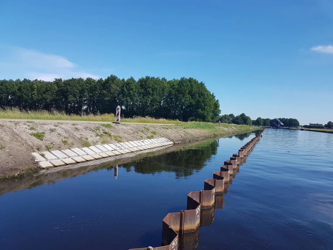 De Betomat TB-G is net geplaatst op een faunauittreedplaats