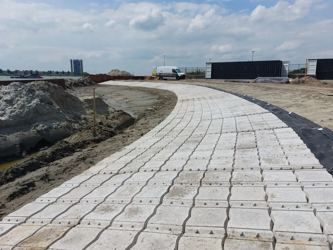 Holcim Coastal marktleider in Betonblokmatten