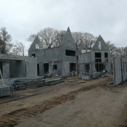 Prefab casco beton elementen in Zutphen voor woningen