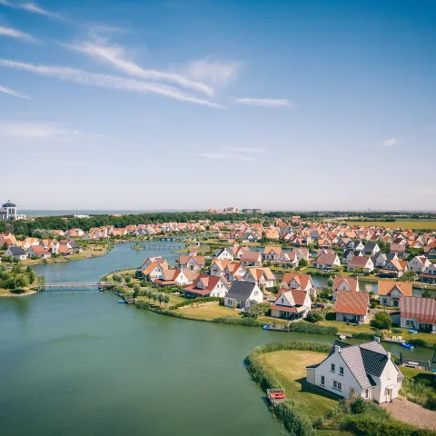 Vakantiewoning met prefab binnenwanden in Cadzand Bad Roompot