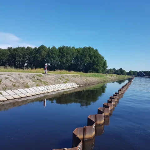 De Betomat TB-G is net geplaatst op een faunauittreedplaats