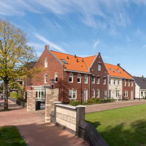 Nieuwbouwwijk in Sommelsdijk gemaakt van prefab beton