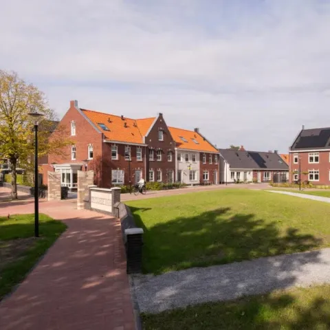 Nieuwbouwwijk in Sommelsdijk gemaakt van prefab beton elementen