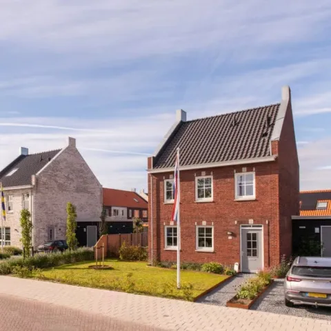 Vrijstaande huizen in Sommelsdijk gemaakt van prefab beton