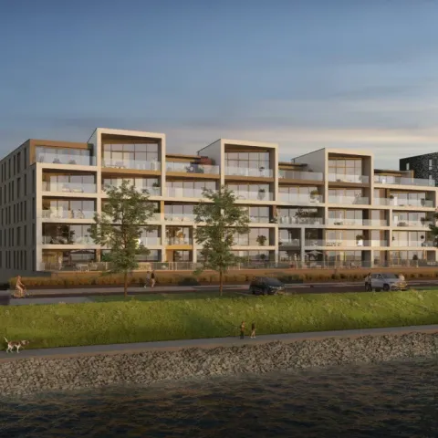 Gerealiseerde appartementen aan het water in Maassluis